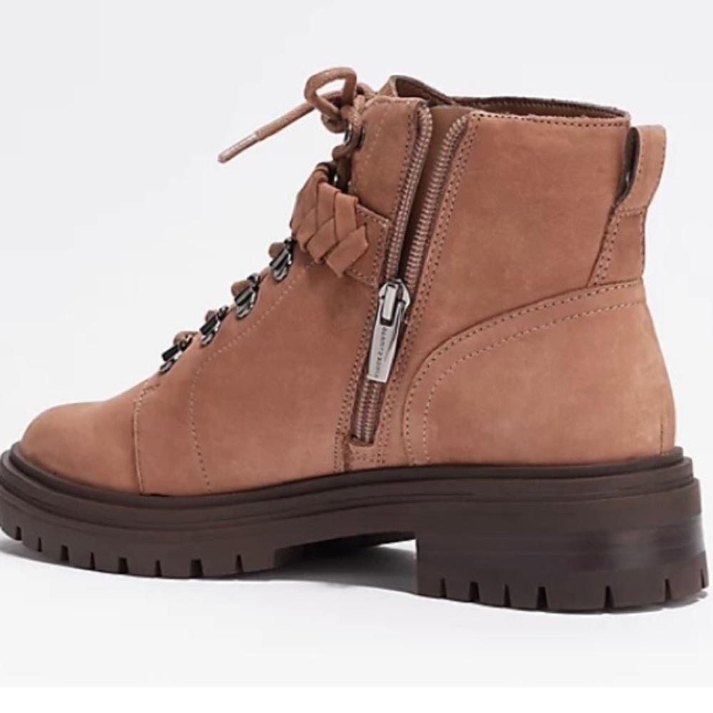 Combat boots soft leather boots Vince Camuto combat boots new boots size 9 - Picture 3 of 5